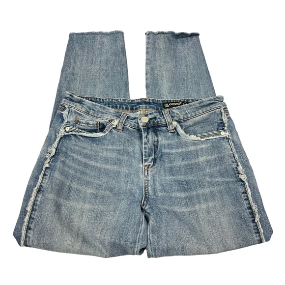 Blank NYC Denim Fray For Days Light Wash Relaxed Skinny Jean Women's Size 28 - Picture 5 of 11